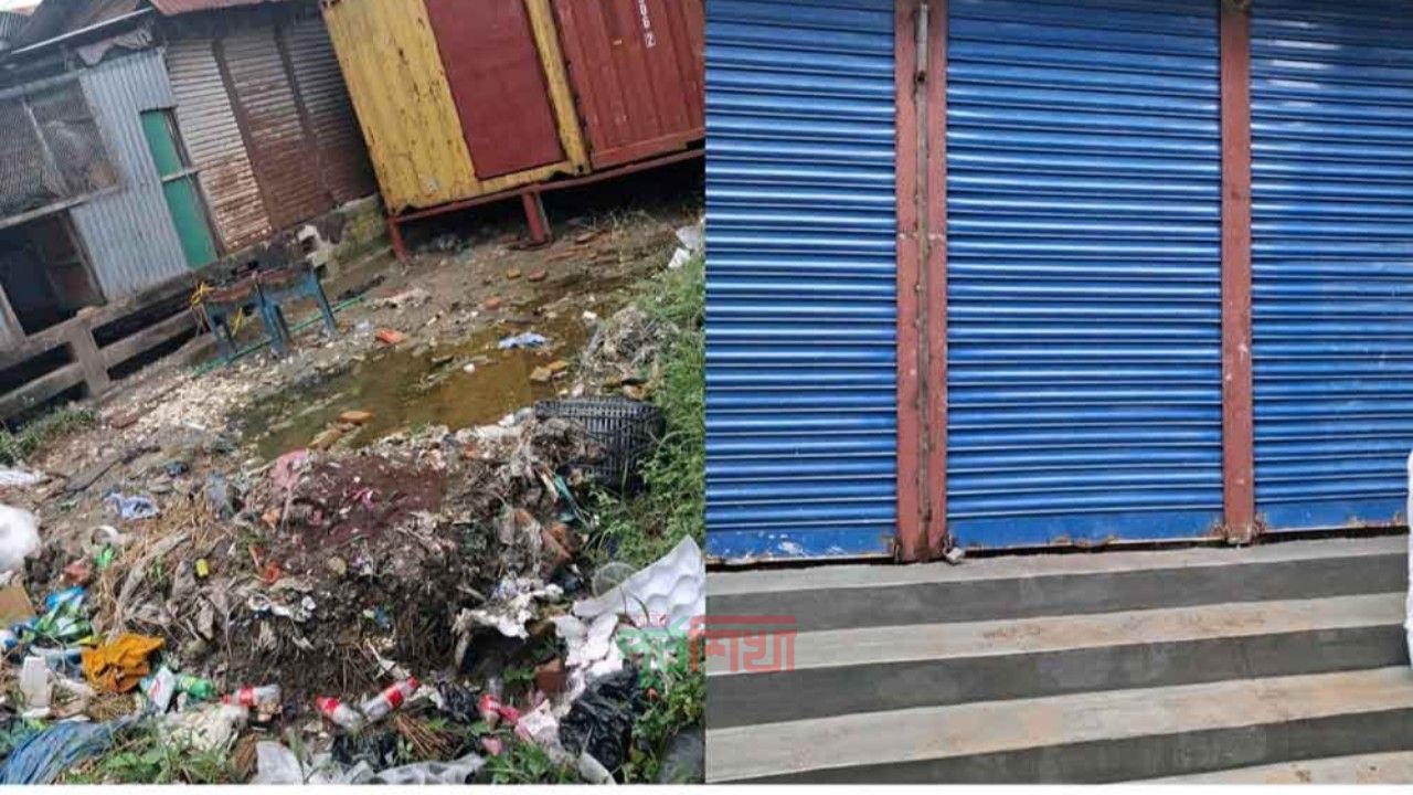 চাটখিলে প্রশাসনের নাকের ডগায় পৌরসভার ব্রীজ দখল করে দোকান নির্মাণ, প্রশাসন নিরব  